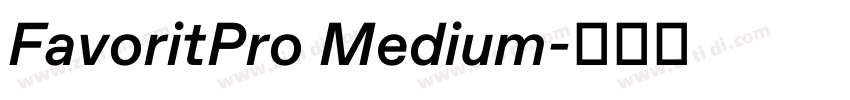 FavoritPro Medium字体转换